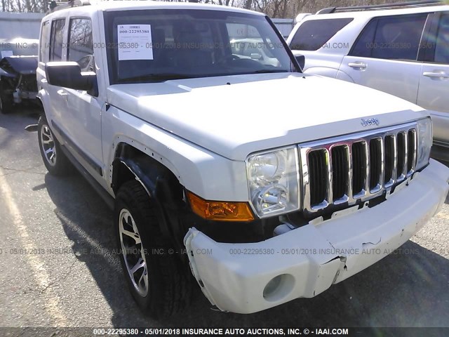 1J8HG48P89C502024 - 2009 JEEP COMMANDER SPORT WHITE photo 6