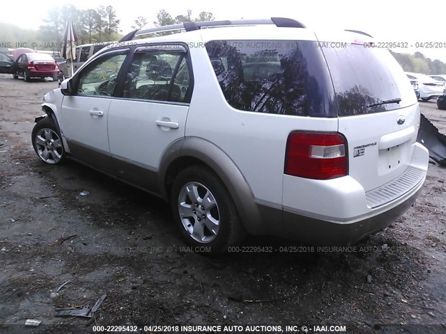 1FMDK02106GA48028 - 2006 FORD FREESTYLE SEL WHITE photo 3