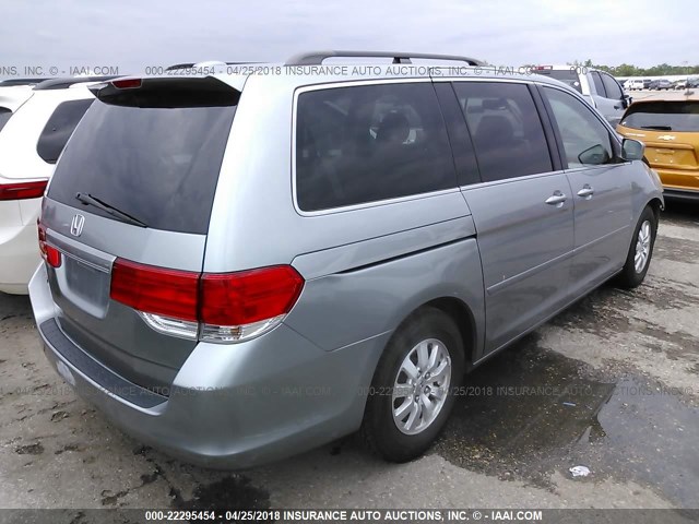 5FNRL38608B031495 - 2008 HONDA ODYSSEY EXL SILVER photo 4