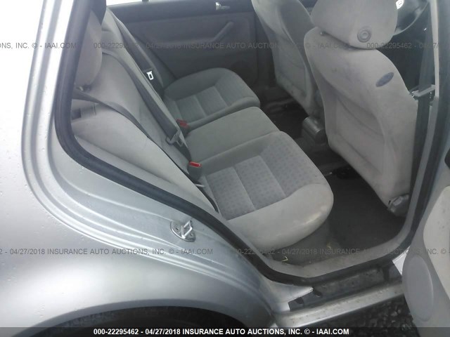 9BWGK61JX24046293 - 2002 VOLKSWAGEN GOLF GLS SILVER photo 8