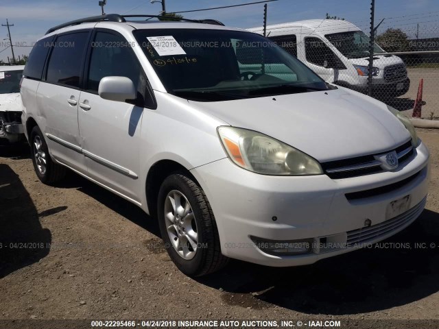 5TDBA22C44S020747 - 2004 TOYOTA SIENNA XLE/XLE LIMITED WHITE photo 1