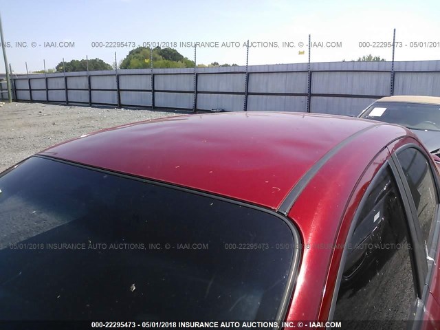 KL1TD56628B196167 - 2008 CHEVROLET AVEO LS RED photo 6