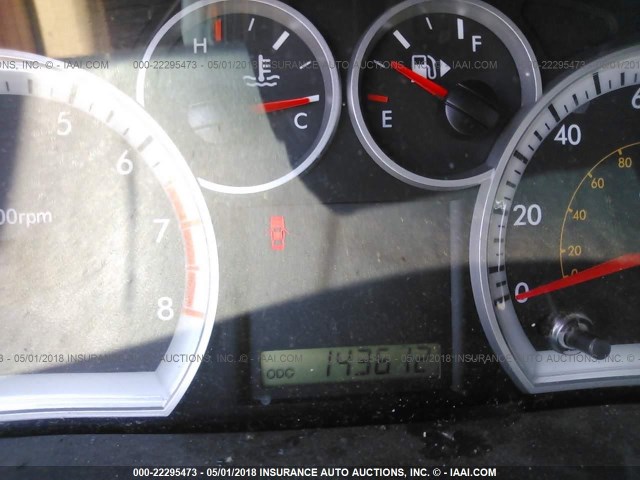 KL1TD56628B196167 - 2008 CHEVROLET AVEO LS RED photo 7