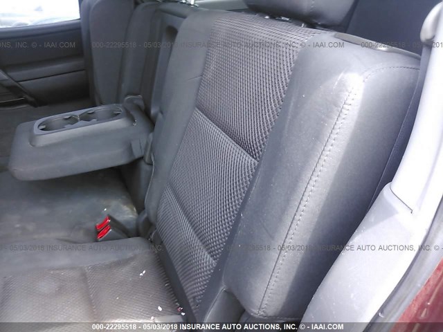 5N1BA08A07N709331 - 2007 NISSAN ARMADA SE/LE RED photo 8