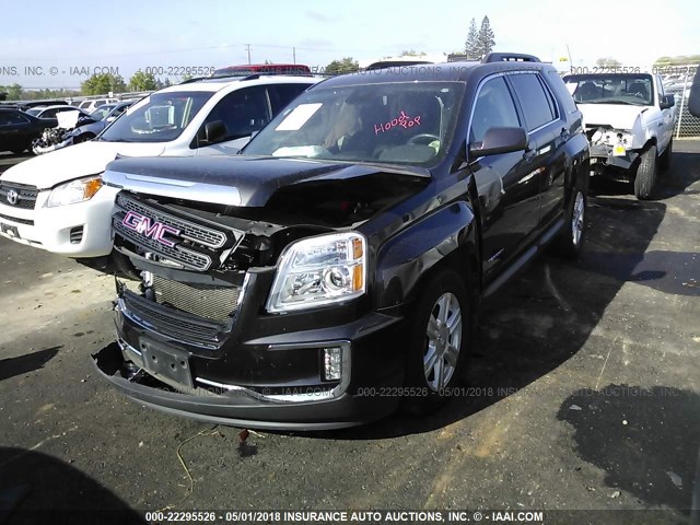 2GKFLNE39G6113176 - 2016 GMC TERRAIN SLE GRAY photo 2