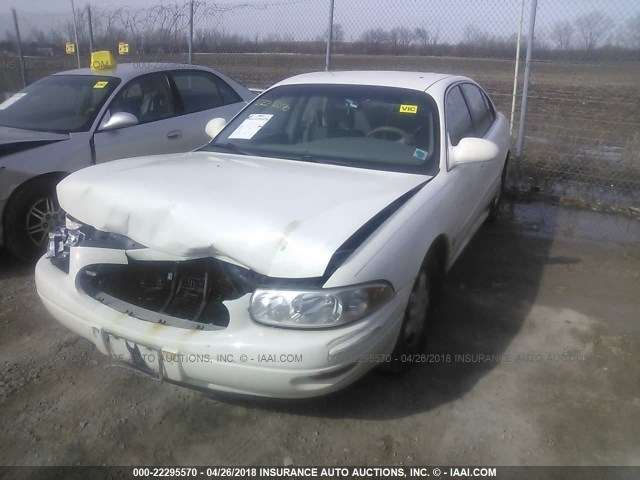 1G4HP54K91U264170 - 2001 BUICK LESABRE CUSTOM WHITE photo 2