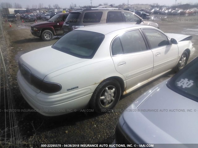 1G4HP54K91U264170 - 2001 BUICK LESABRE CUSTOM WHITE photo 4