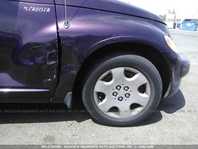 3C4FY58B25T619344 - 2005 CHRYSLER PT CRUISER TOURING PURPLE photo 6