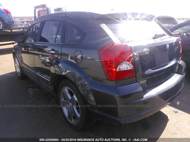 1B3HE78K27D254784 - 2007 DODGE CALIBER R/T BLUE photo 3