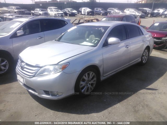 4T1BK3DB3BU434310 - 2011 TOYOTA AVALON LIMITED SILVER photo 2