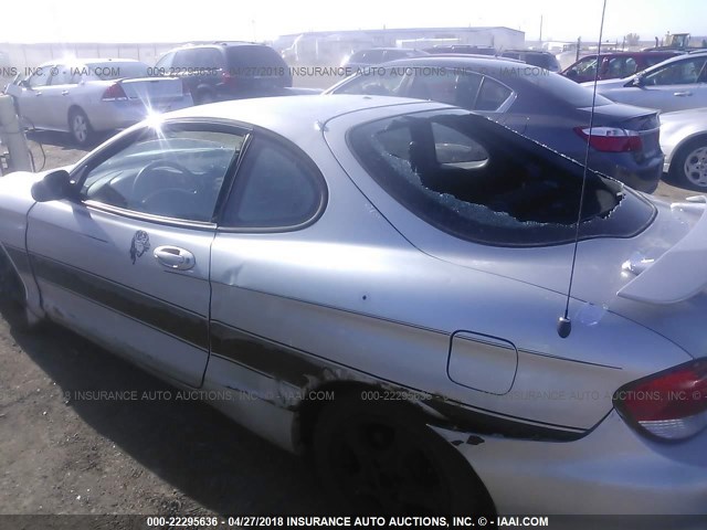 KMHJG25F81U265229 - 2001 HYUNDAI TIBURON SILVER photo 6