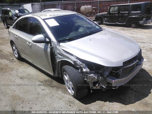 1G1PC5SB8E7485738 - 2014 CHEVROLET CRUZE LT SILVER photo 1