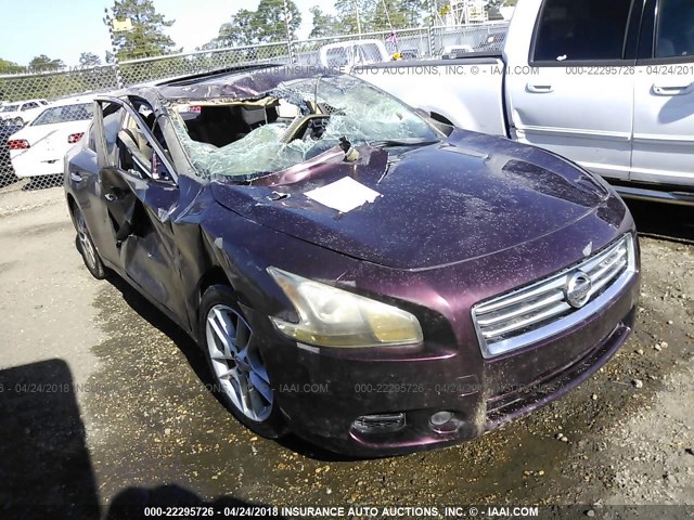 1N4AA5AP1EC479339 - 2014 NISSAN MAXIMA S/SV PURPLE photo 1