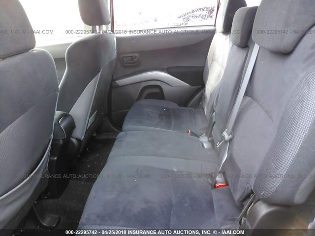 JA4MS31X17Z003773 - 2007 MITSUBISHI OUTLANDER ES/LS Qırmızı foto 8