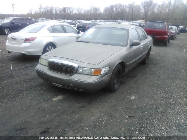 2MEFM74W5XX664052 - 1999 MERCURY GRAND MARQUIS GS GOLD photo 2