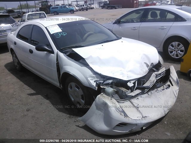 1B3EL36XX4N387525 - 2004 DODGE STRATUS SE WHITE photo 1