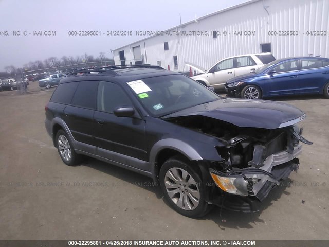 4S4BP66C397328327 - 2009 SUBARU OUTBACK 2.5I LIMITED GRAY photo 1