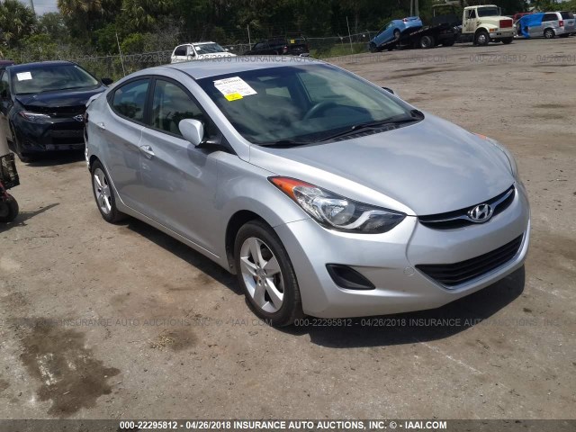 5NPDH4AE4DH266450 - 2013 HYUNDAI ELANTRA GLS/LIMITED SILVER photo 1