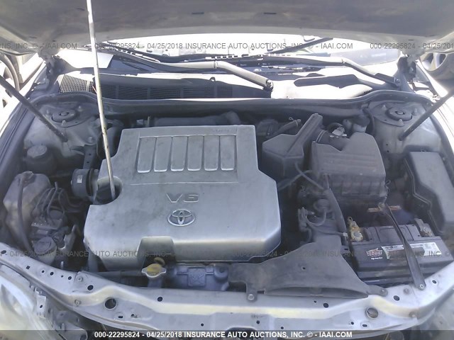 4T1BK46K08U562564 - 2008 TOYOTA CAMRY LE/XLE/SE 银色 照片 10