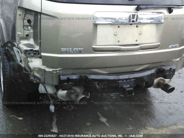 5FNYF4H73BB002016 - 2011 HONDA PILOT EXLN TAN photo 6