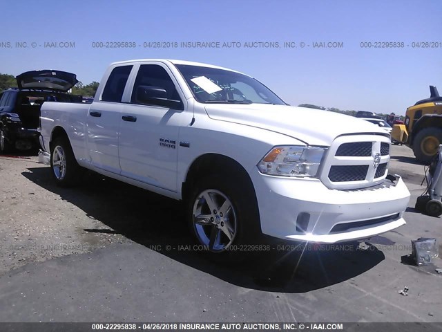 1C6RR6FT2HS514442 - 2017 RAM 1500 ST WHITE photo 1