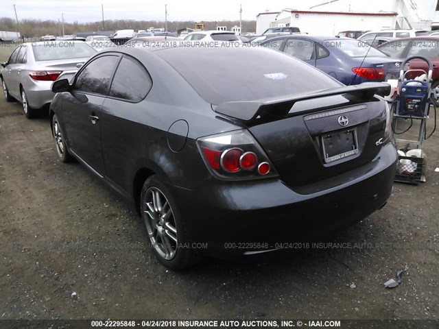 JTKDE167990292637 - 2009 TOYOTA SCION TC ნაცრისფერი ფოტო 3