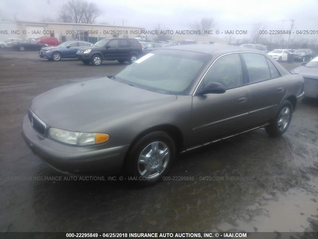 2G4WS52J741154167 - 2004 BUICK CENTURY CUSTOM GOLD photo 2