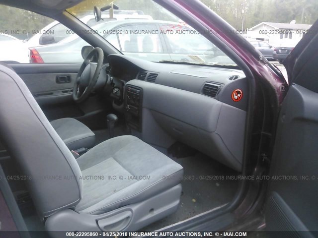 3N1AB41D7TL026709 - 1996 NISSAN SENTRA XE/GXE BURGUNDY photo 5