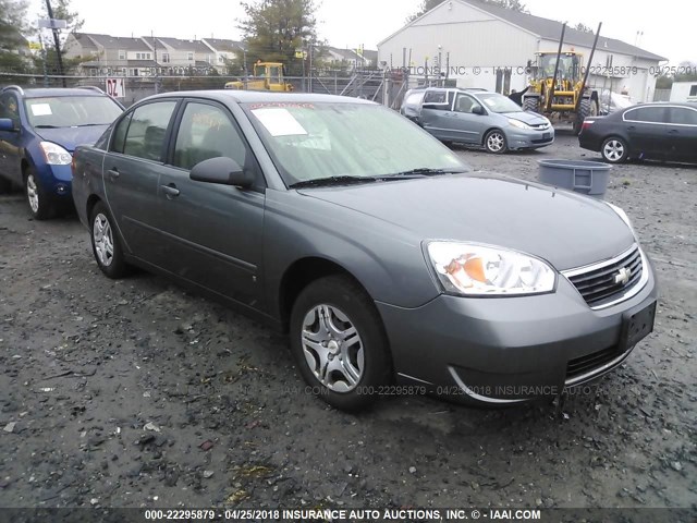 1G1ZS53F66F110273 - 2006 CHEVROLET MALIBU LS 灰色 照片 1