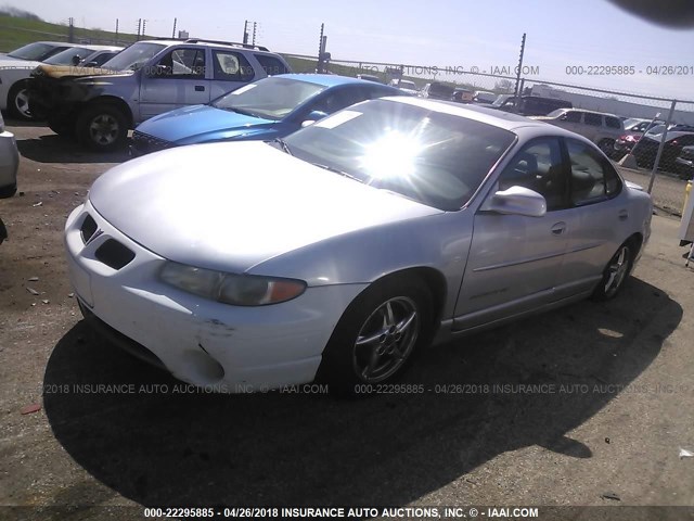 1G2WP52K92F101253 - 2002 PONTIAC GRAND PRIX GT SILVER photo 2