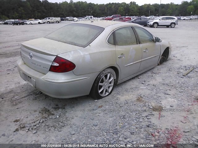 2G4WE537751311367 - 2005 BUICK LACROSSE CXS SILVER photo 4