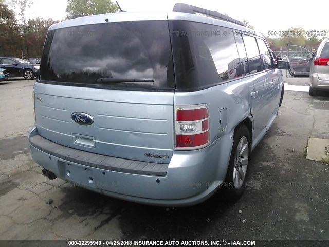 2FMDK51C99BA29179 - 2009 FORD FLEX SE Light Blue photo 4