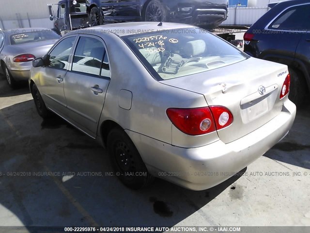 1NXBR32E67Z908198 - 2007 TOYOTA COROLLA CE/LE/S GOLD photo 3