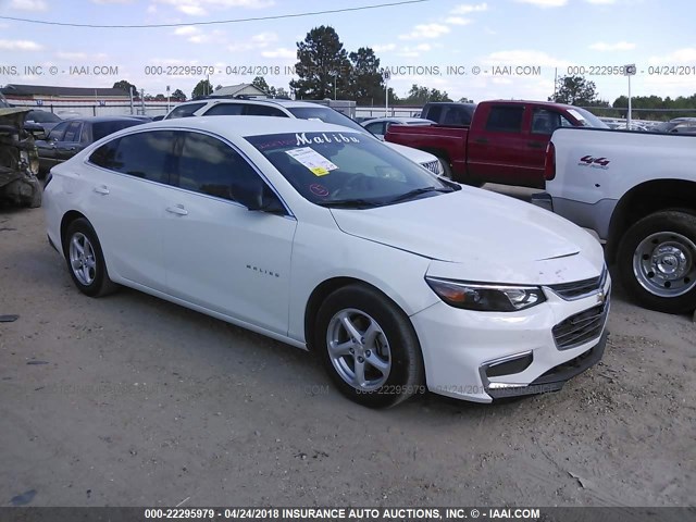 1G1ZB5ST8HF270634 - 2017 CHEVROLET MALIBU LS 白色 照片 1