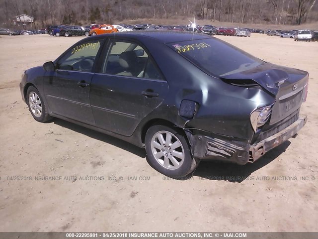 4T1BF30K92U535006 - 2002 TOYOTA CAMRY LE/XLE/SE Boz foto 3