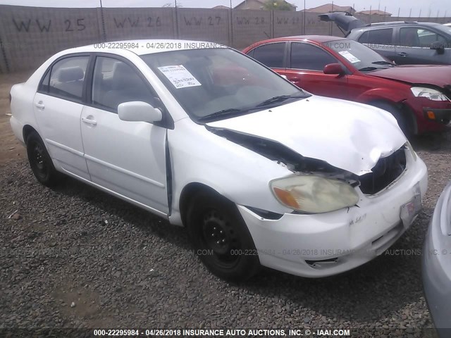 JTDBR32E532003459 - 2003 TOYOTA COROLLA CE/LE WHITE photo 1