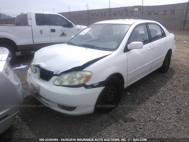 JTDBR32E532003459 - 2003 TOYOTA COROLLA CE/LE WHITE photo 2