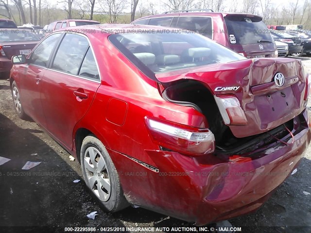 4T4BE46K39R066415 - 2009 TOYOTA CAMRY SE/LE/XLE 红色 照片 3