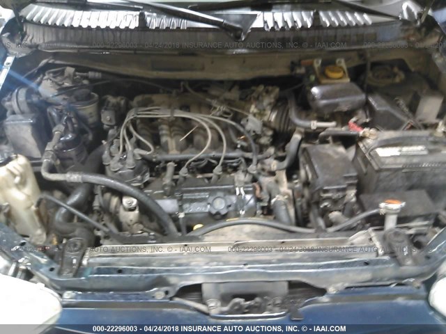 4N2ZN16T41D801778 - 2001 NISSAN QUEST SE BLUE photo 10