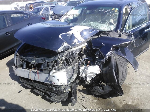 JTHBL46F175050856 - 2007 LEXUS LS 460 ლურჯი ფოტო 6