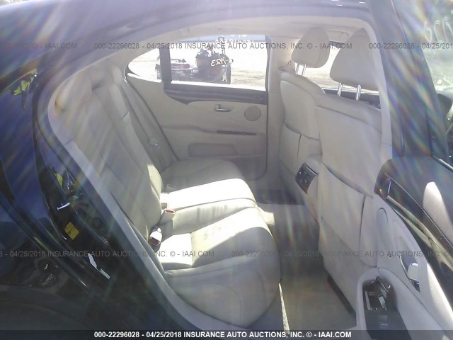 JTHBL46F175050856 - 2007 LEXUS LS 460 ლურჯი ფოტო 8