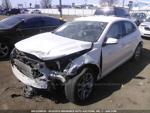 1G11D5RRXDF111996 - 2013 CHEVROLET MALIBU 1LT თეთრი ფოტო 2