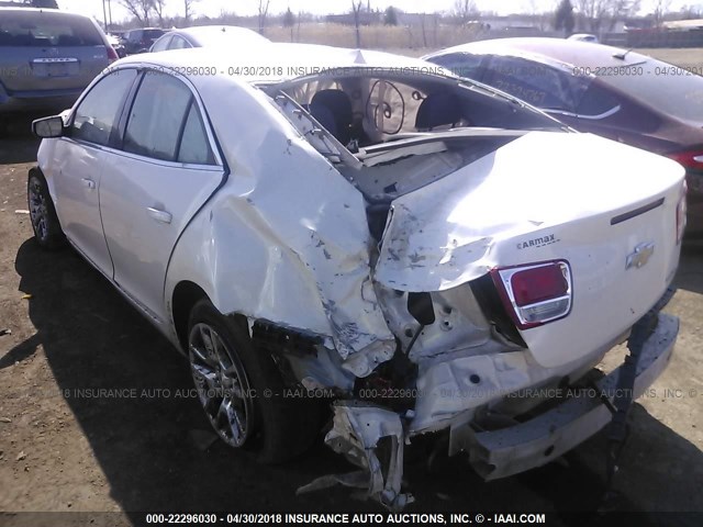 1G11D5RRXDF111996 - 2013 CHEVROLET MALIBU 1LT თეთრი ფოტო 3