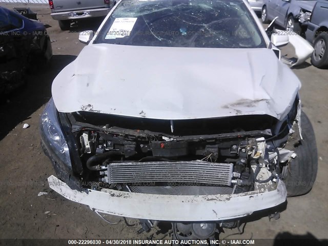 1G11D5RRXDF111996 - 2013 CHEVROLET MALIBU 1LT თეთრი ფოტო 6