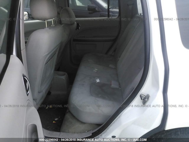 3GNDA13D37S584732 - 2007 CHEVROLET HHR LS WHITE photo 8
