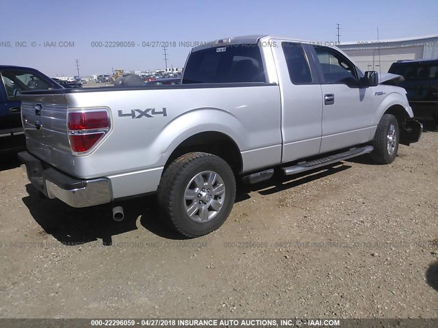 1FTPX14V49KC07899 - 2009 FORD F150 SUPER CAB SILVER photo 4