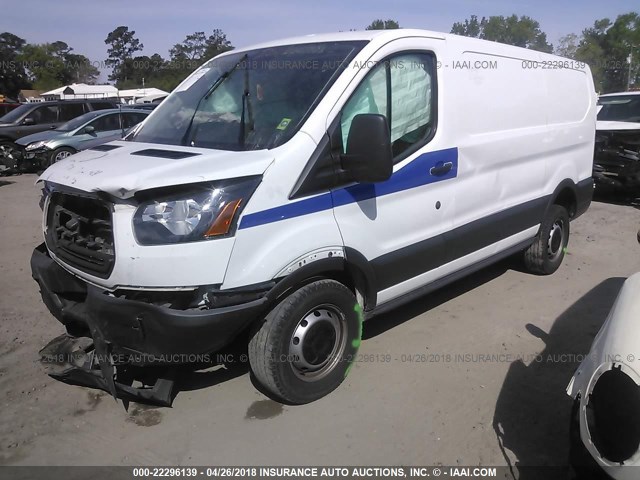 1FTYR1ZMXHKA08577 - 2017 FORD TRANSIT T-250 WHITE photo 2