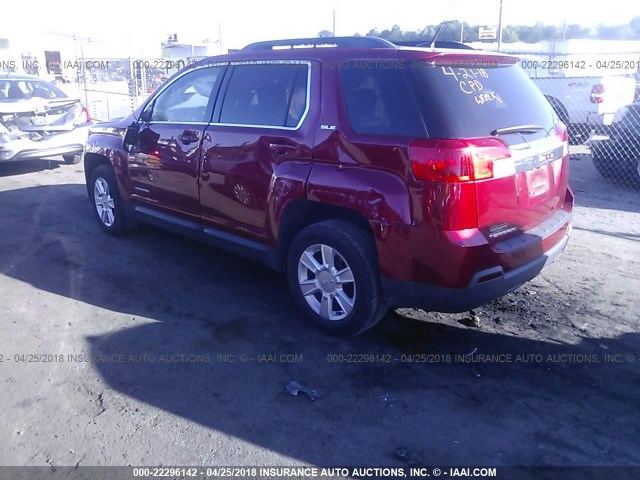 2GKALSEK9D6129616 - 2013 GMC TERRAIN SLE RED photo 3