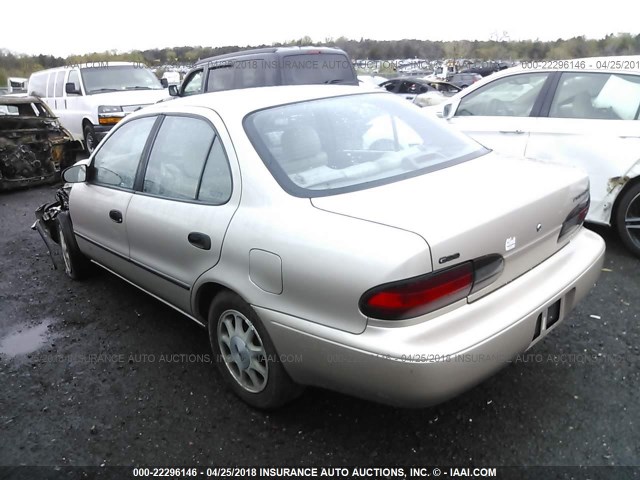 1Y1SK5288SZ071265 - 1995 GEO PRIZM LSI GOLD photo 3