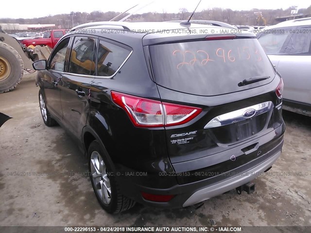 1FMCU9J9XFUC36252 - 2015 FORD ESCAPE TITANIUM BLACK photo 3